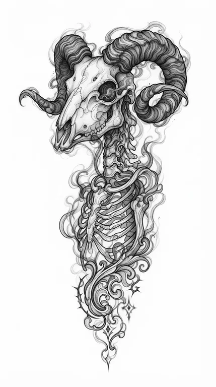 smoke-formed anatomical etching design