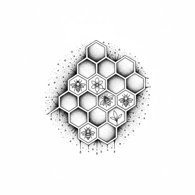 dotwork shading design