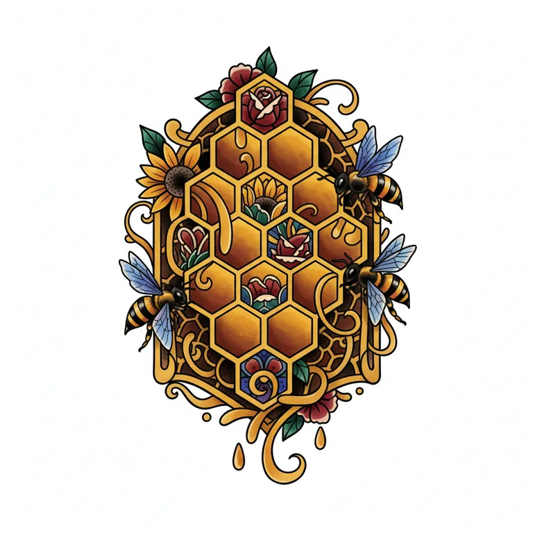 neo-traditional color design