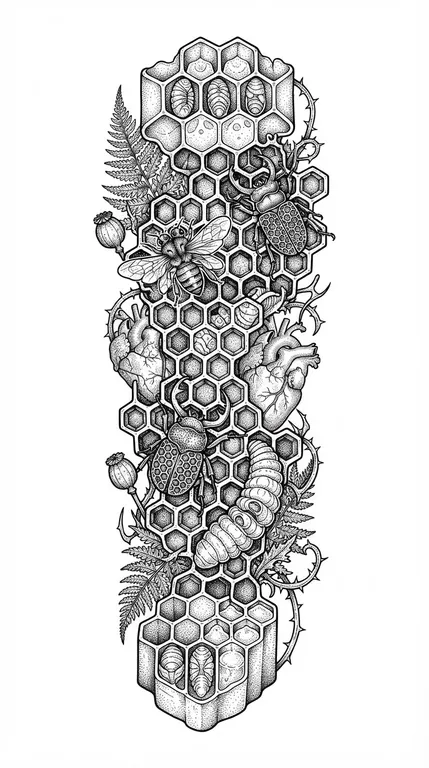 antique scientific specimen engraving design