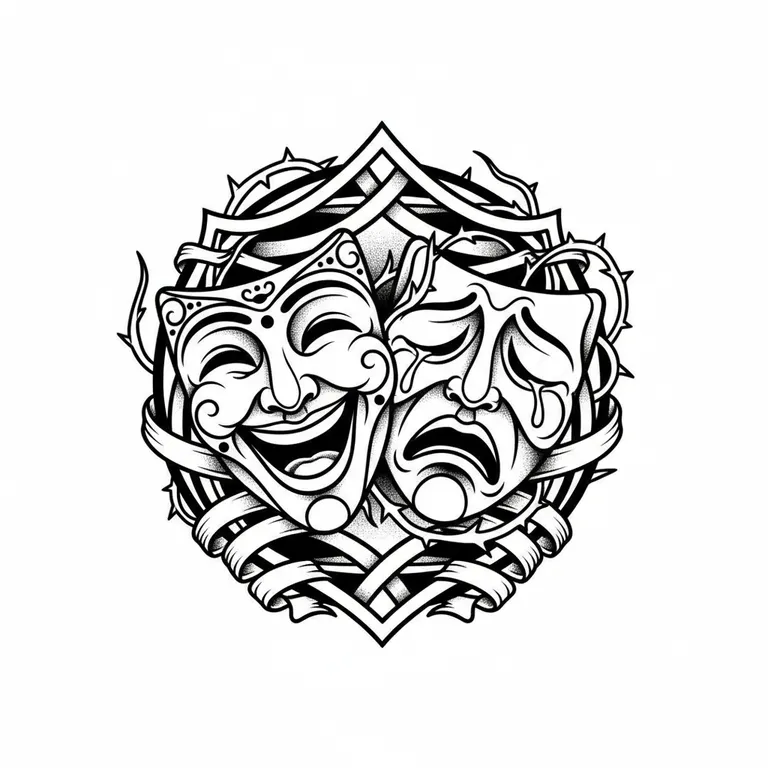 bold blackwork design