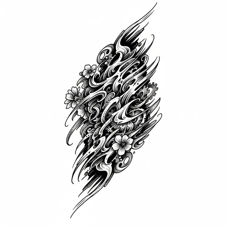 bold blackwork design